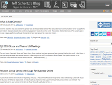 Tablet Screenshot of blog.schertz.name